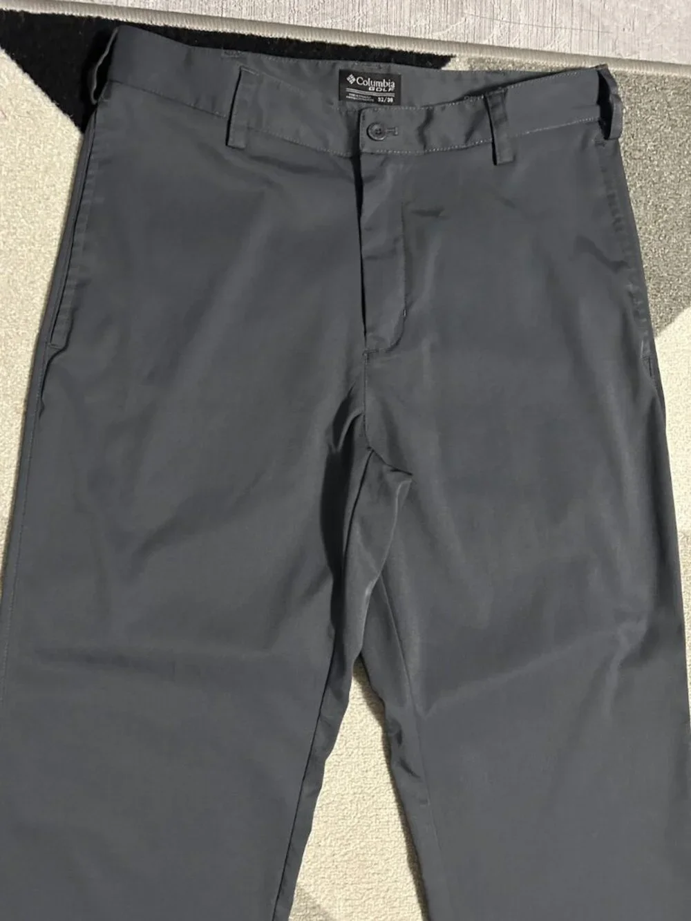Columbia Men's Gray Golf Omni-Wick Stableford Straight Leg Pants Size 32 X 30